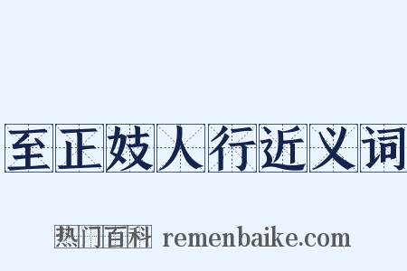 至正妓人行近义词是什么意思的图片